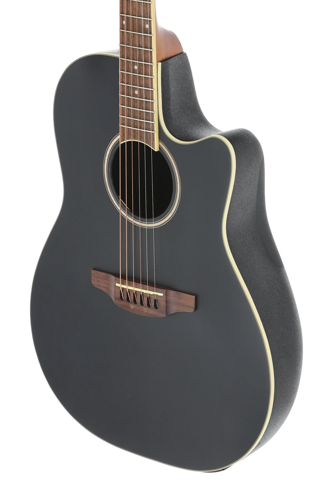 Applause E-akustisk Gitarrer AB24II CS Mid Cutaway - svart satin (AB24-5S)