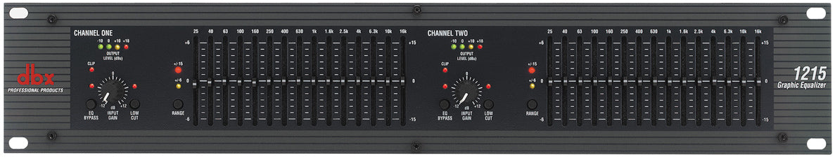 dbx 1215 2x 15-bands grafisk equalizer