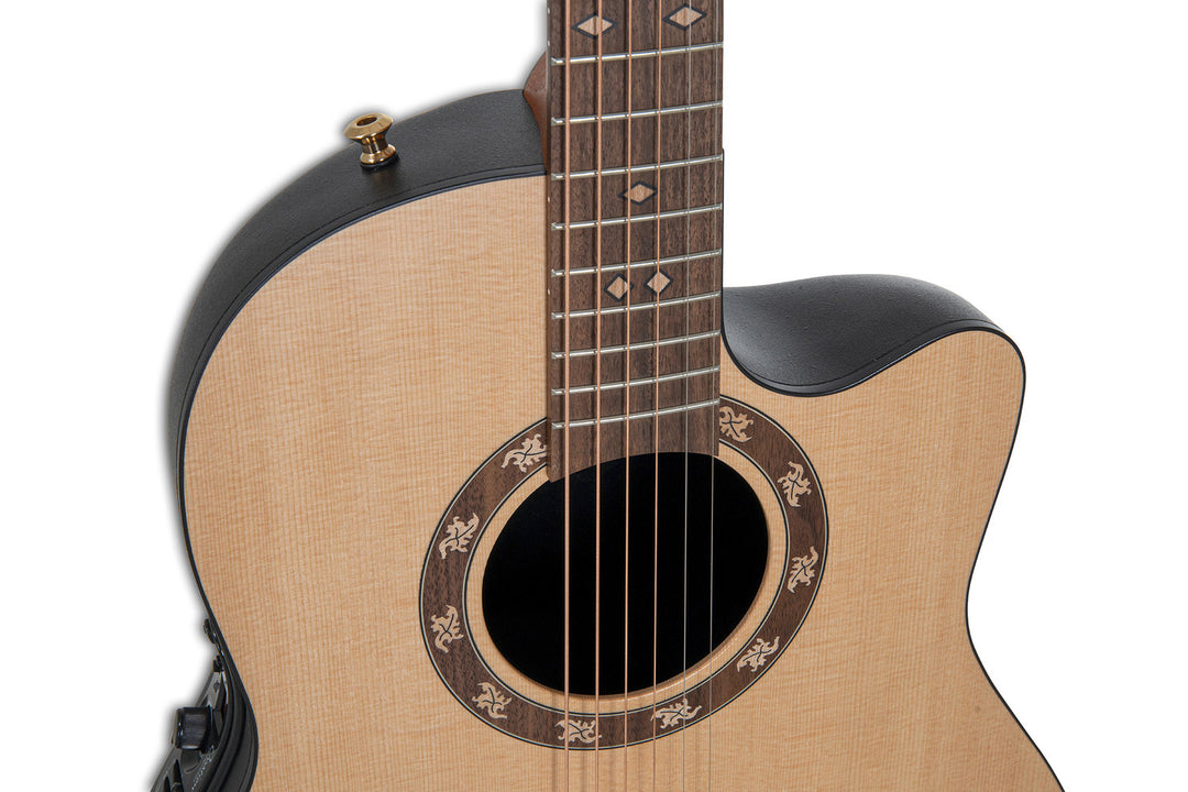 Ovation E-akustisk Gitarrer Pro Series Legend USA - Natural Satin (1767-4S-G)
