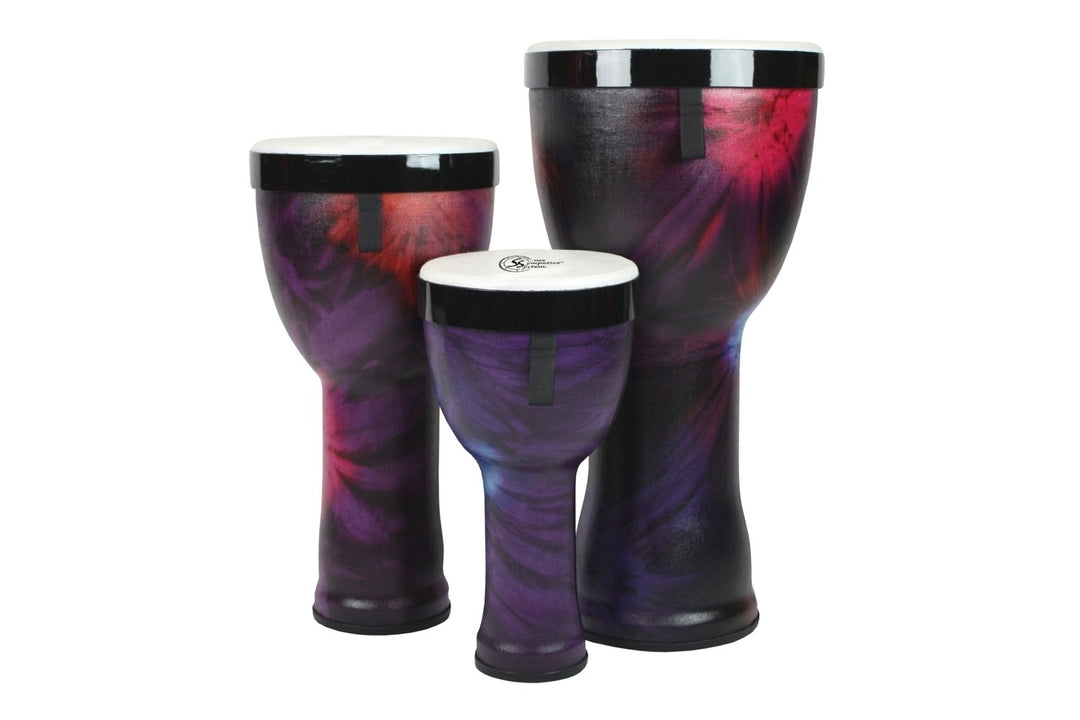 Toca Nesting Drums Djembe Freestyle II - set med 3 delar (TSSND-3PCWP-FP)