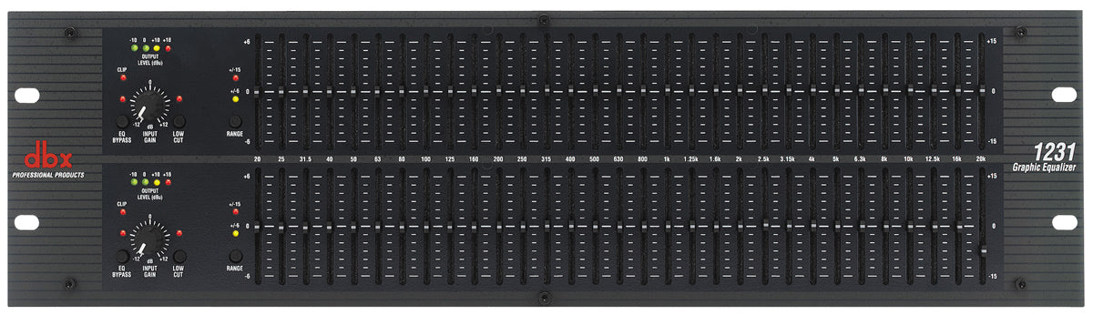 dbx 1231 2x 31-bands grafisk equalizer