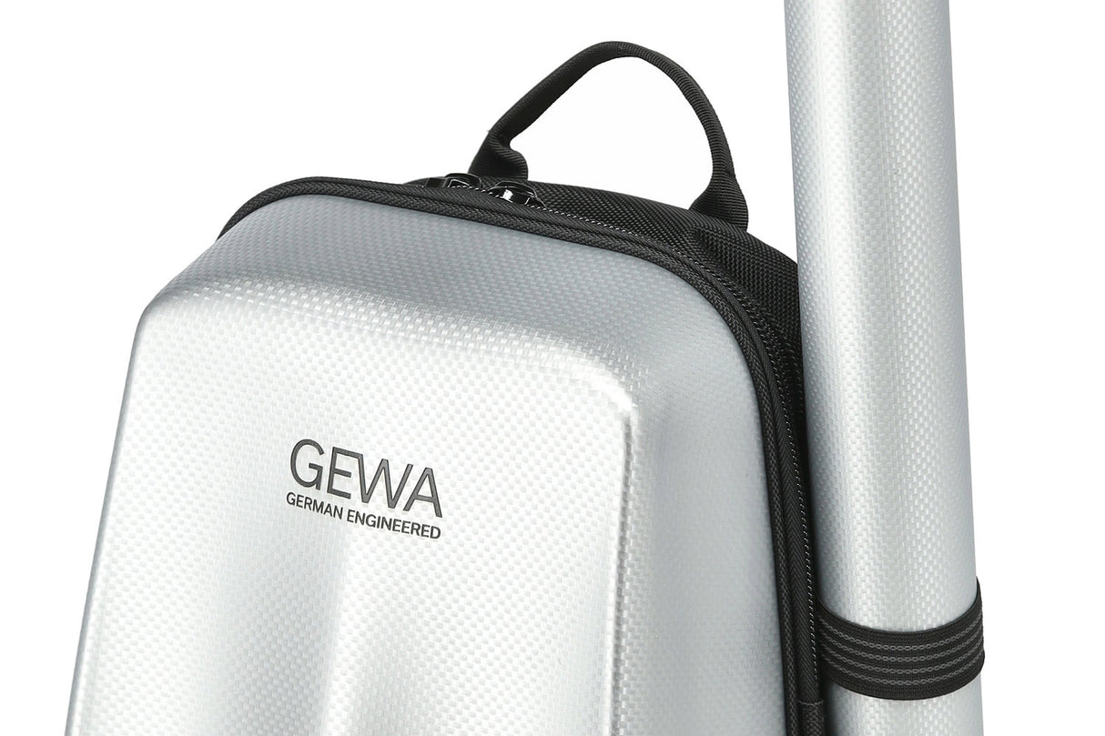 GEWA ryggsäck för fodral till Fioler Space Bag - Silver 4/4 - 3/4 (33 x 67 (with bow case 79 ) x 19 cm)
