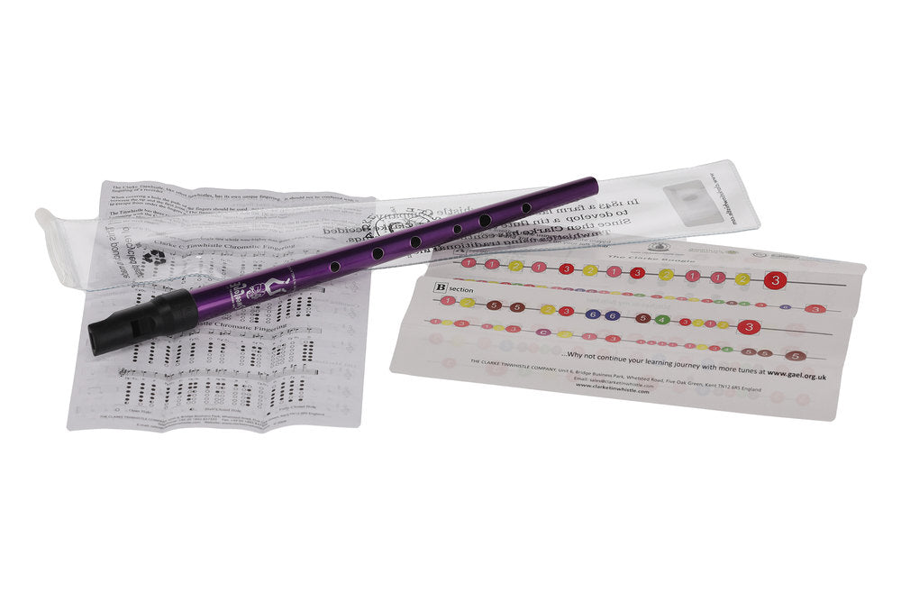 Clarke Sweetone tin whistle i D, violett