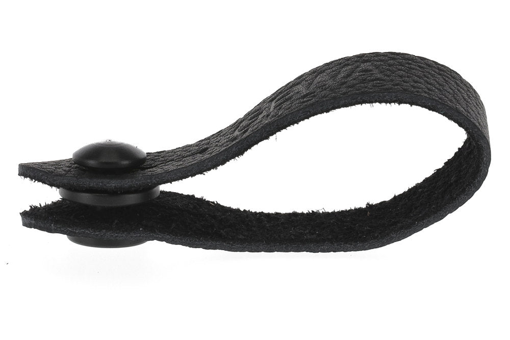 GEWA Tie Strap ögla för gitarrrem, läder, svart
