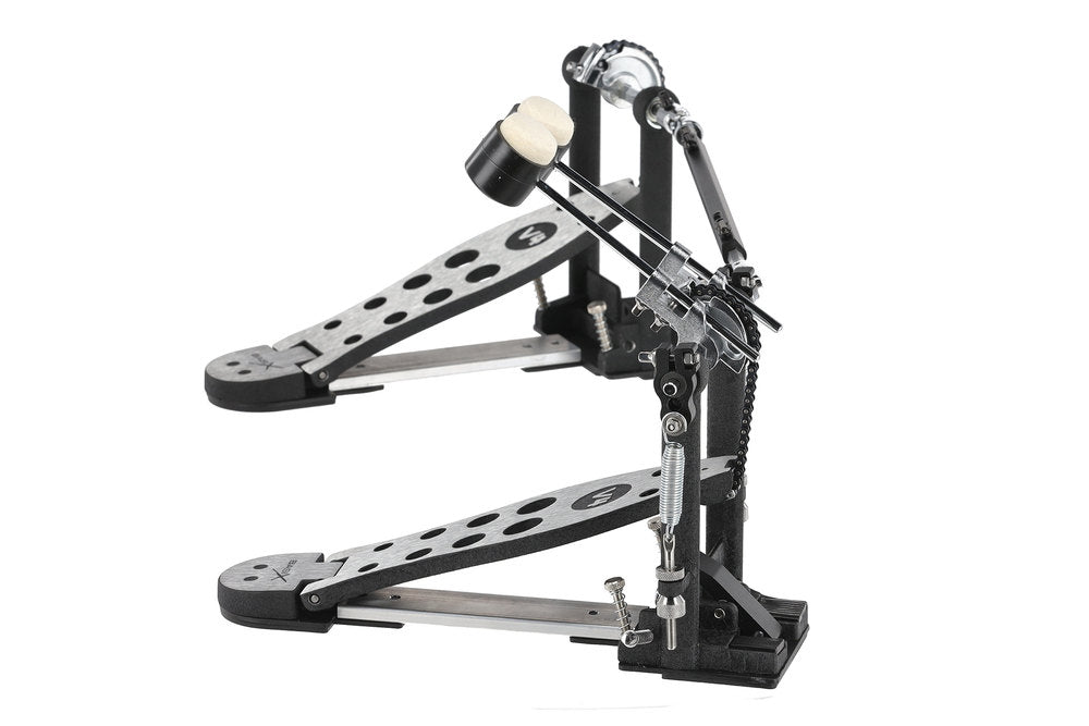 Basix DPD-800-V4 dubbelpedal med tvåvägsbeatrar
