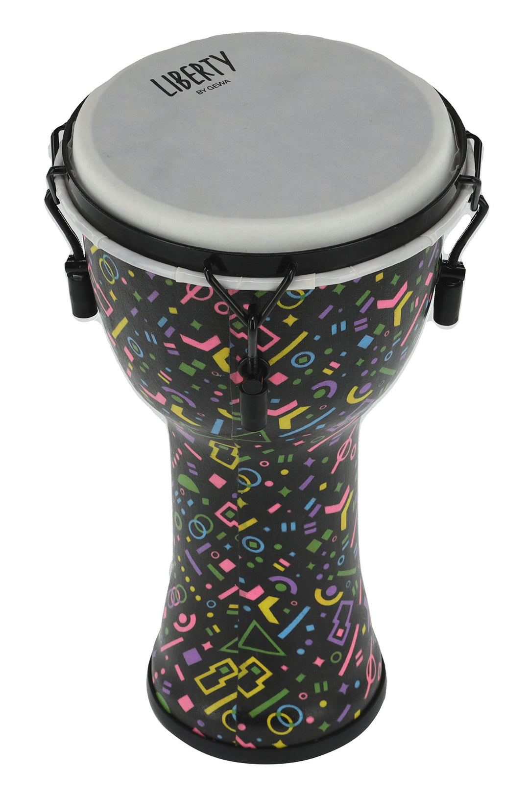 GEWA Djembe Liberty Series, mekaniskt stämd - 8" Crazy Neon