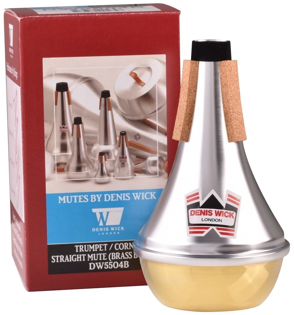 Denis Wick 5504B straight-sordin för trumpet, botten i mässing