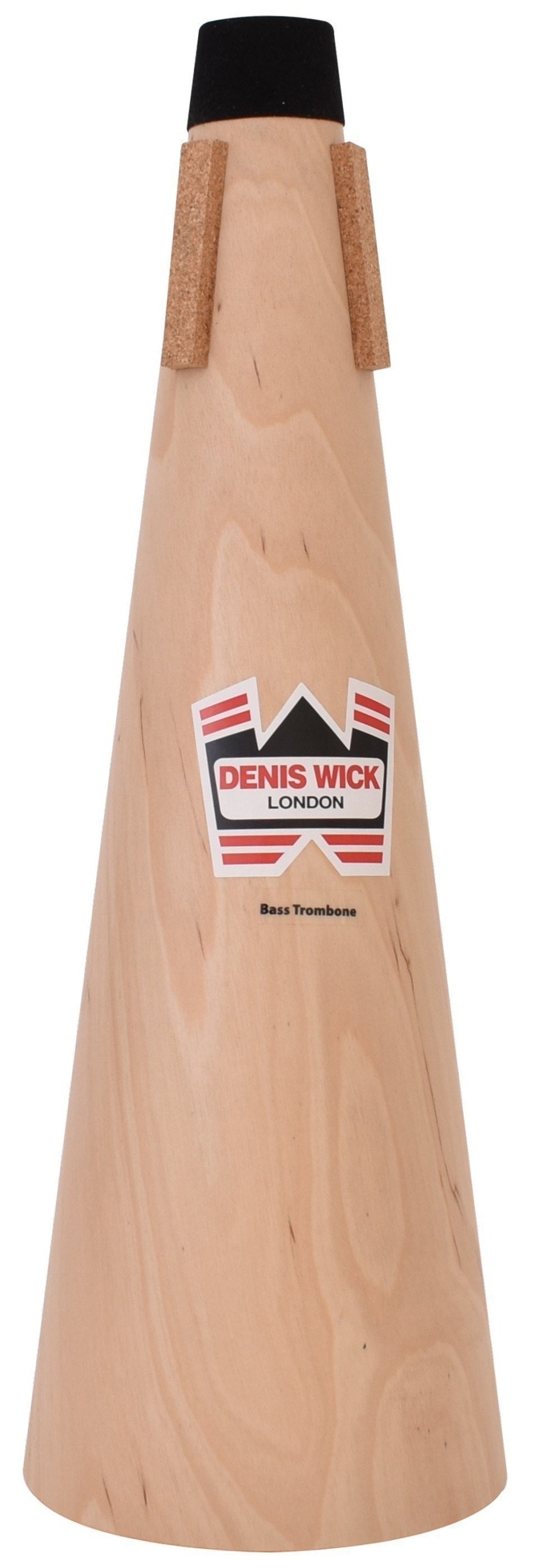 Denis Wick 5553 rak sordin i trä för bastrombon