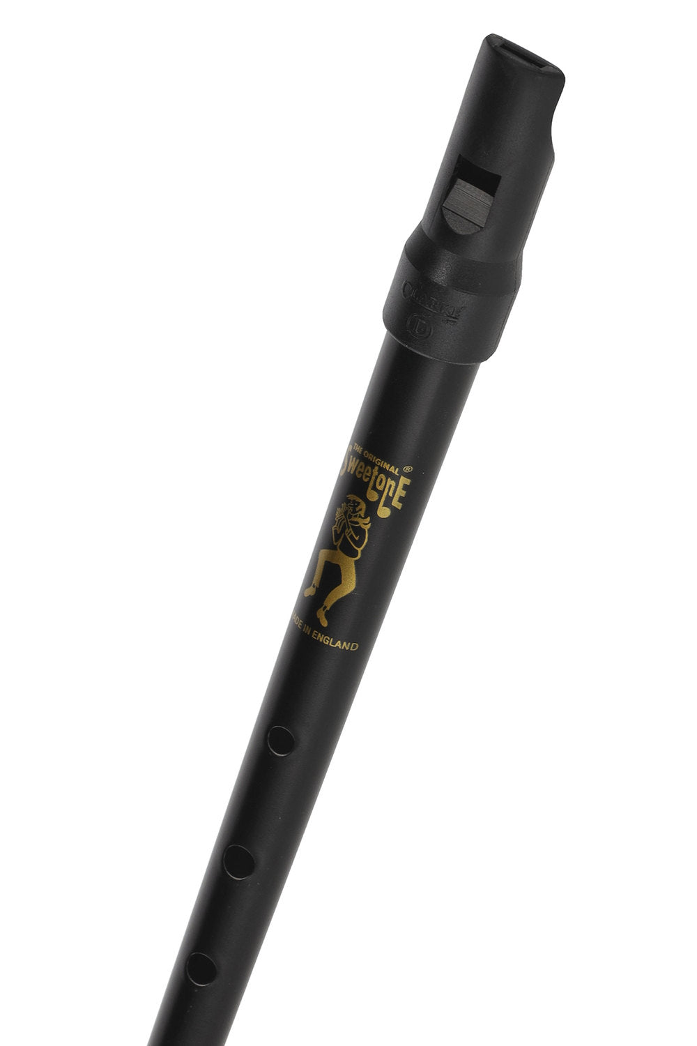 Clarke Sweetone tin whistle i D, svart