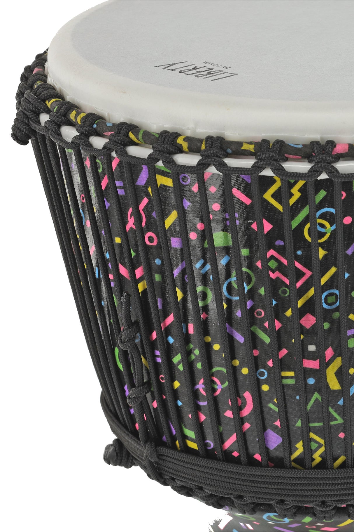 GEWA Djembe Liberty Series med repstämning - 14" Crazy Neon