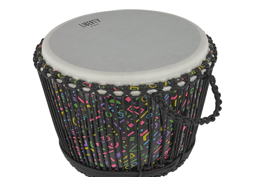 GEWA Djembe Liberty Series med repstämning - 14" Crazy Neon