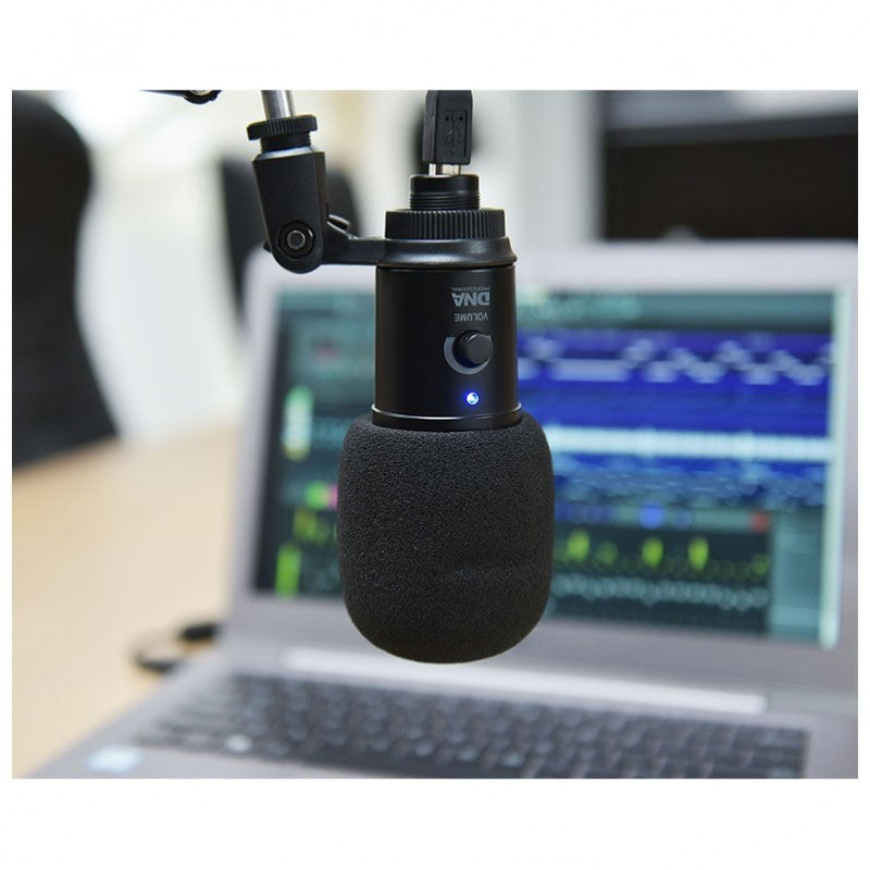 DNA CM USB KIT Kondensator USB Mikrofon med Boom Arm og Popfilter