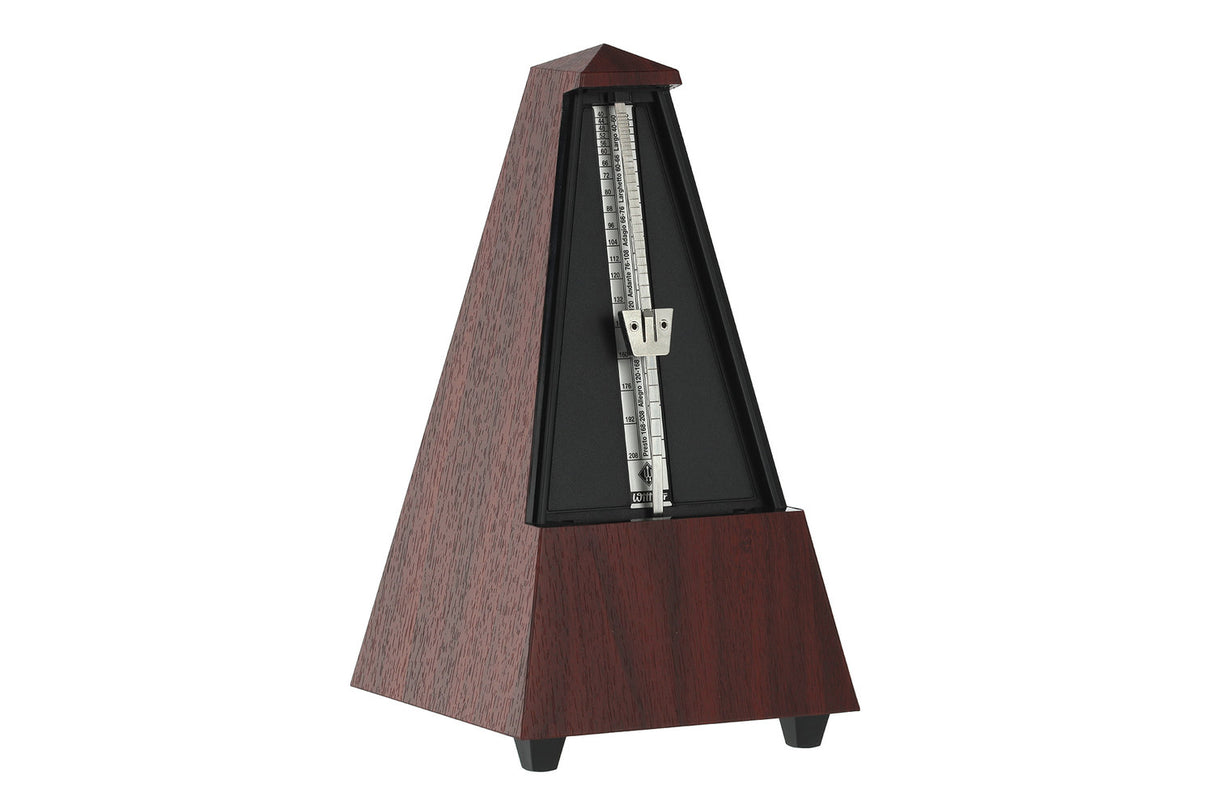 Wittner metronom i pyramidform - mahognymönster 855111