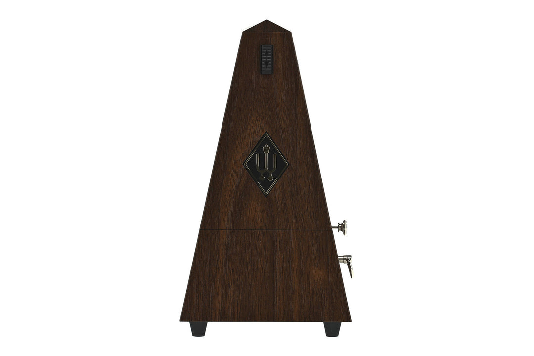 Wittner metronom i pyramidform - valnötsmönster 855131