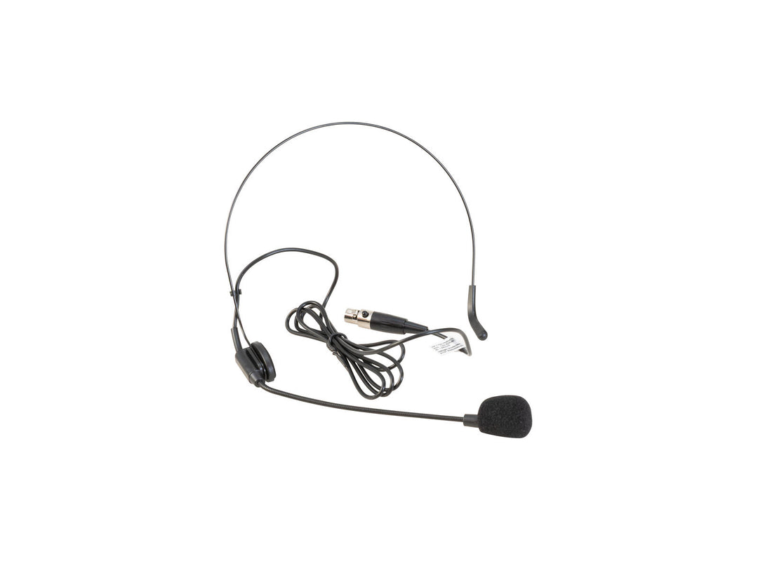 OMNITRONIC UHF E-FLEX Headset Microphone svart