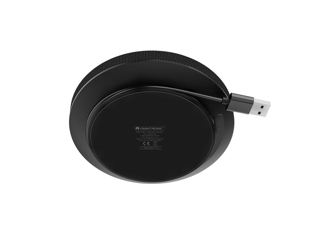 OMNITRONIC CIAO 360° batteridrivet konferenssystem BT/USB