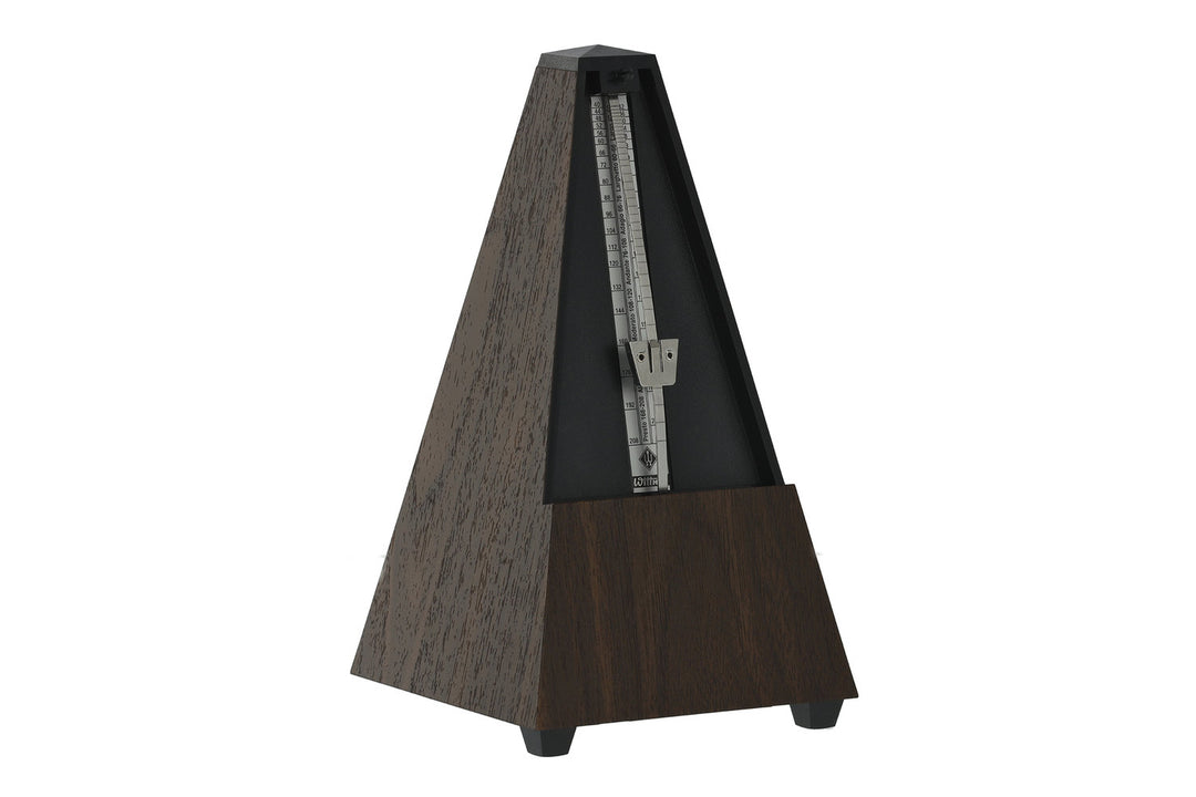 Wittner metronom i pyramidform - valnötsmönster 814K