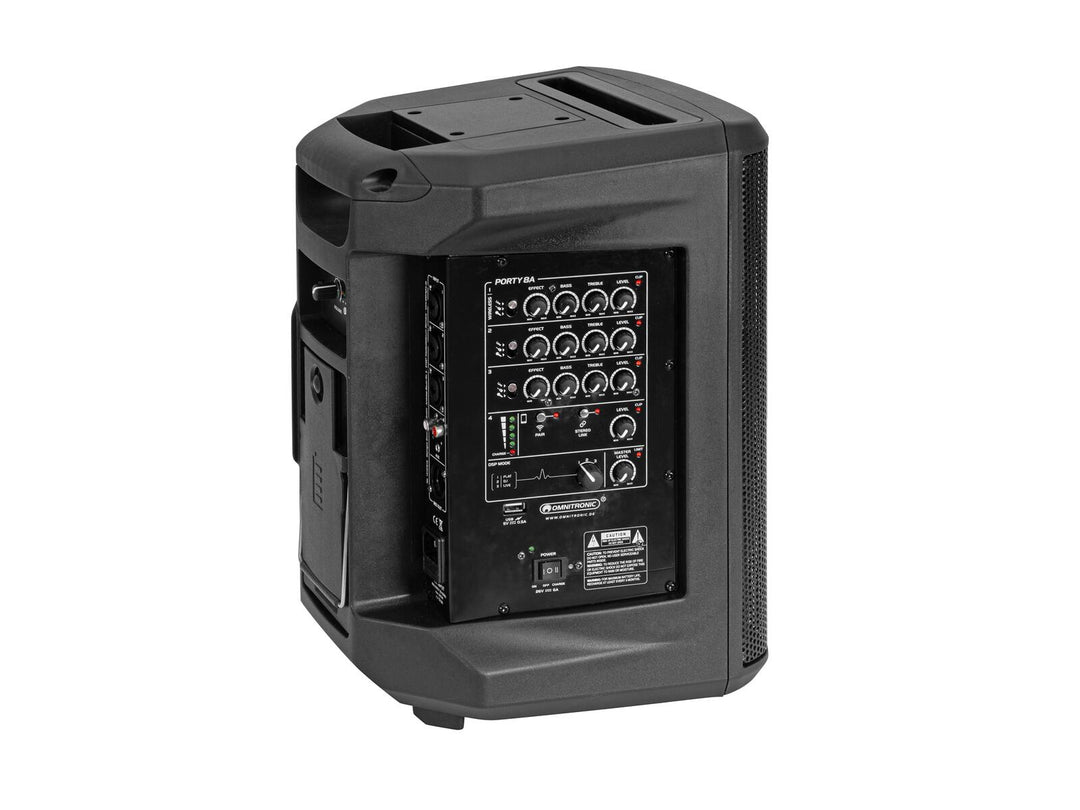 OMNITRONIC PORTY-8A Trådlöst PA-system