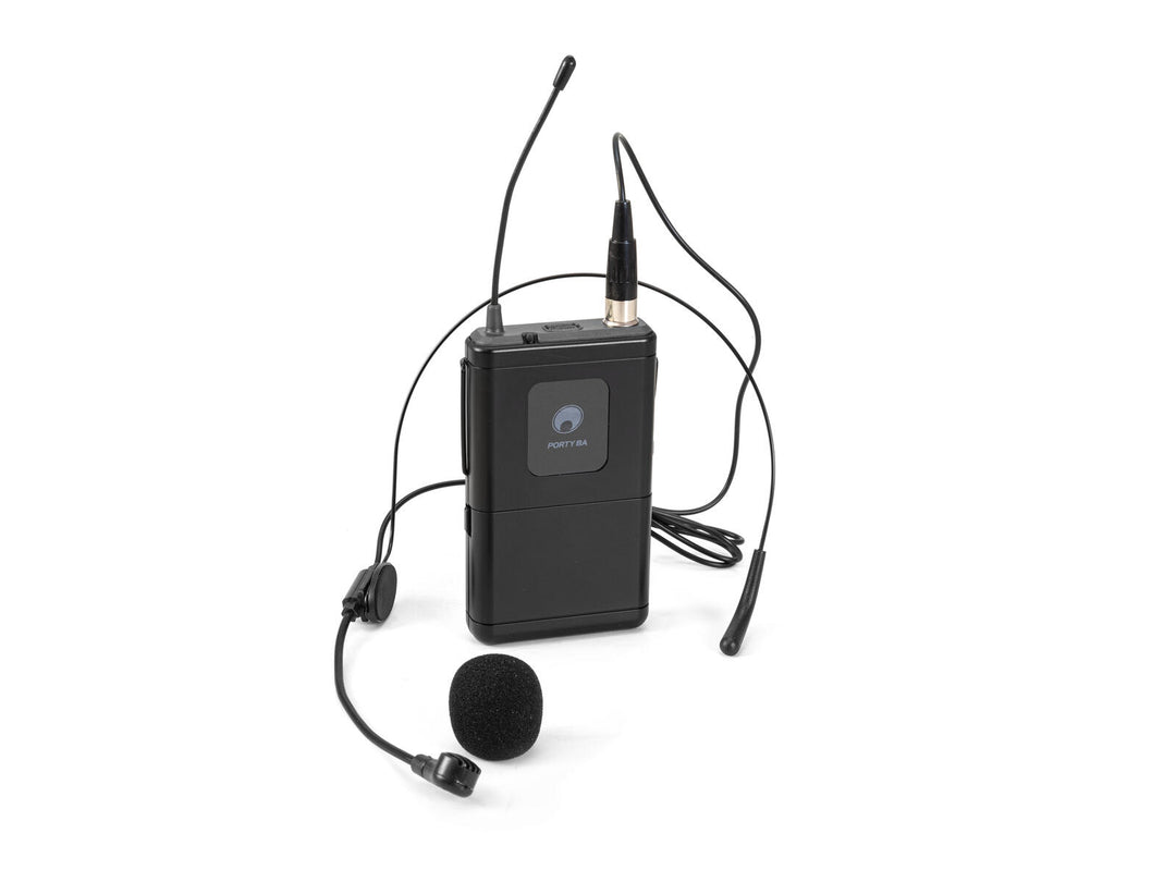 OMNITRONIC PORTY-8A Bodypack + headsetmikrofon 863.1MHz