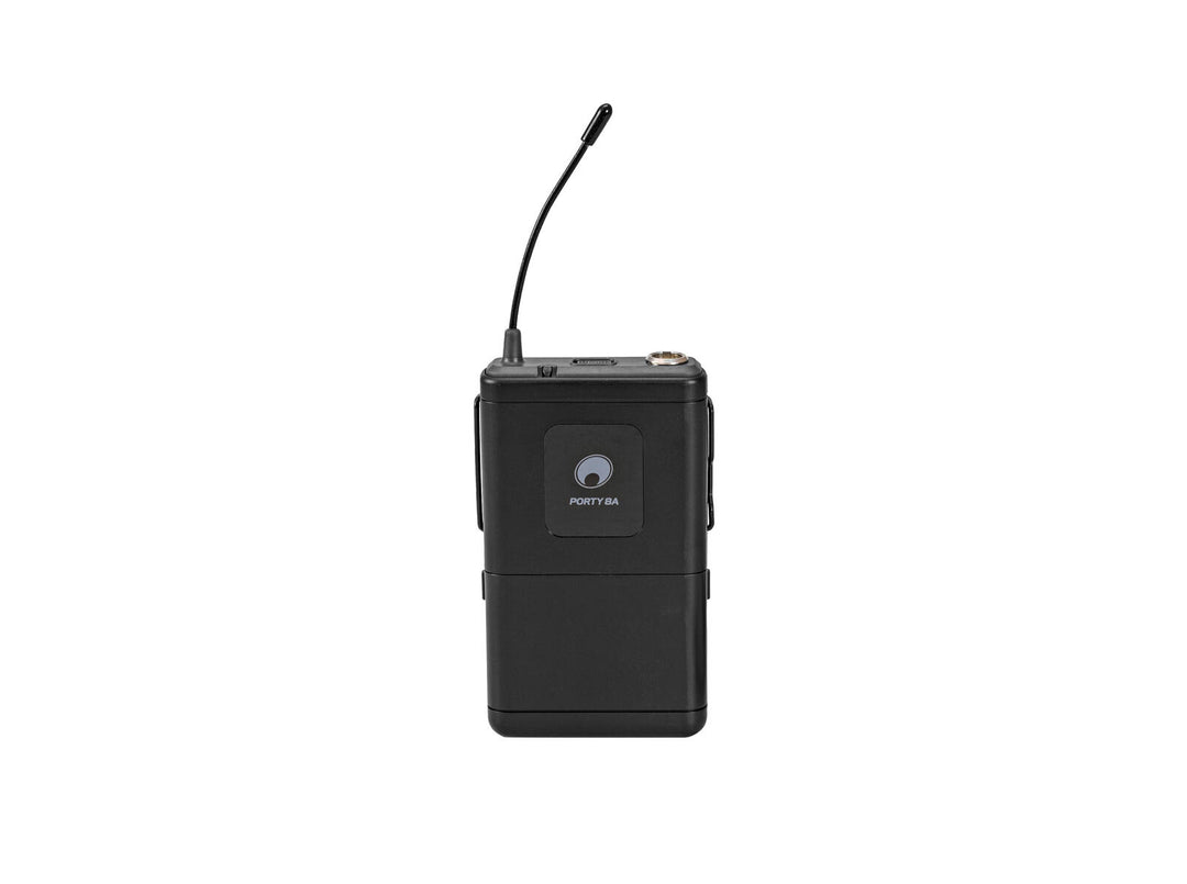 OMNITRONIC PORTY-8A bodypack + lavaliermikrofon 863.1 MHz
