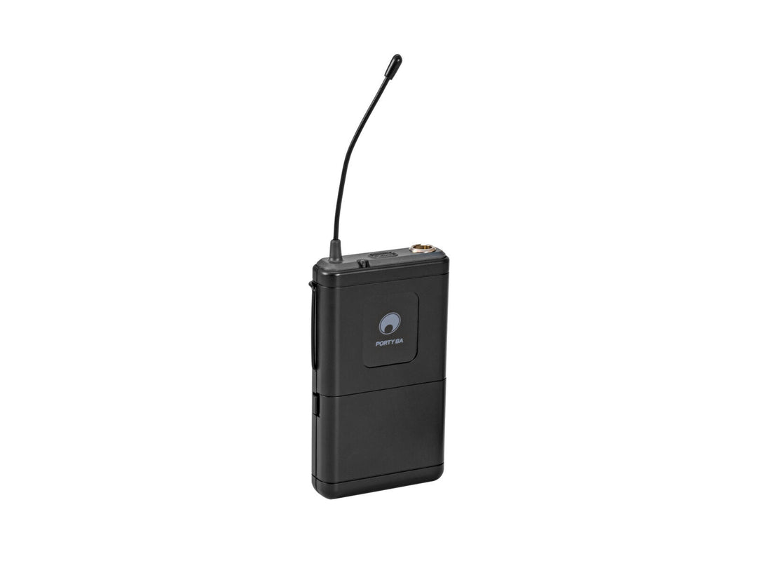 OMNITRONIC PORTY-8A bodypack + lavaliermikrofon 863.1 MHz