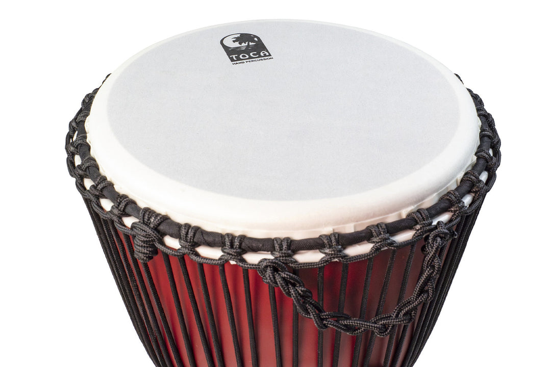 Toca Djembe Freestyle Repstämda - matt racingröd (SFDJ-10RR)