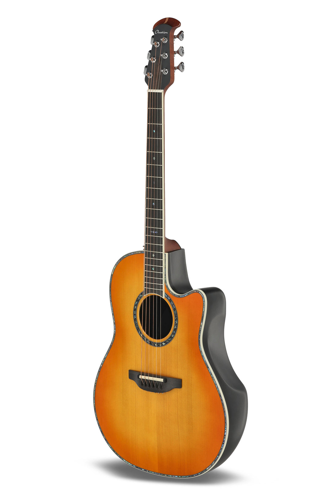 Ovation E-akustisk gitarr Pro series custom Balladeer Deep Contour - Honey Burst (2762BL-HB-G)