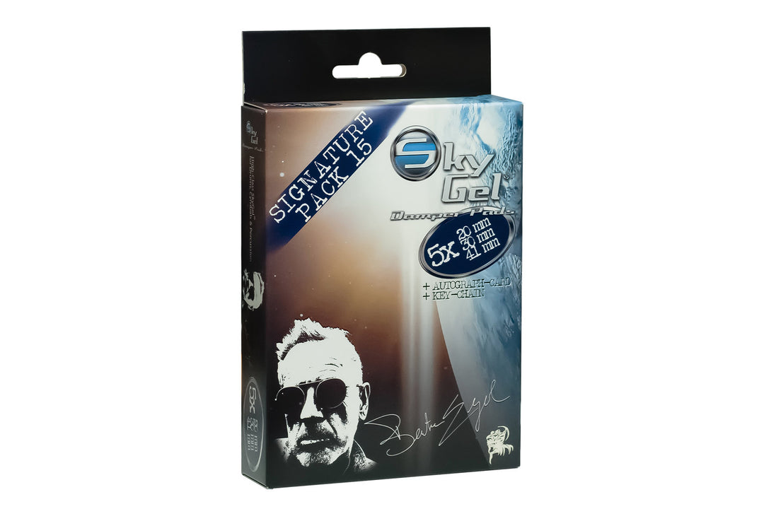 SKY Music Dämpkuddar SkyGel Signature Edition Bertram Engel - Gentian Blue (SG15BERGB)