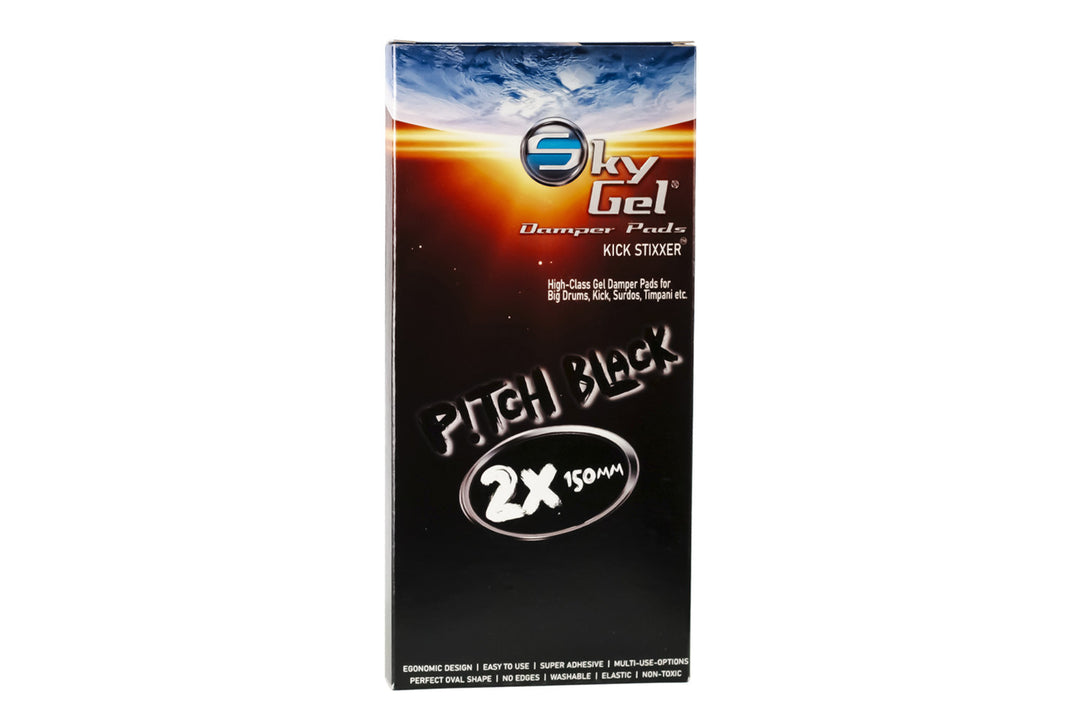 SKY Music dämpkuddar SkyGel Kick StiXXer - Pitch Black (SGKIPD)
