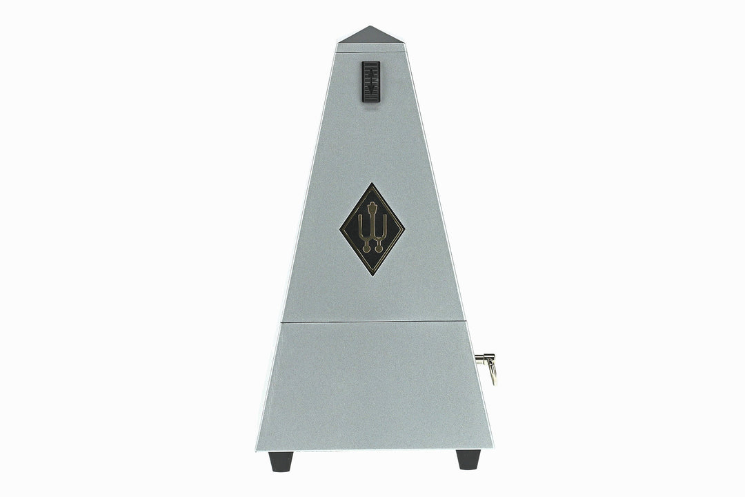 Wittner metronom pyramidform - Siver matt blank 845202
