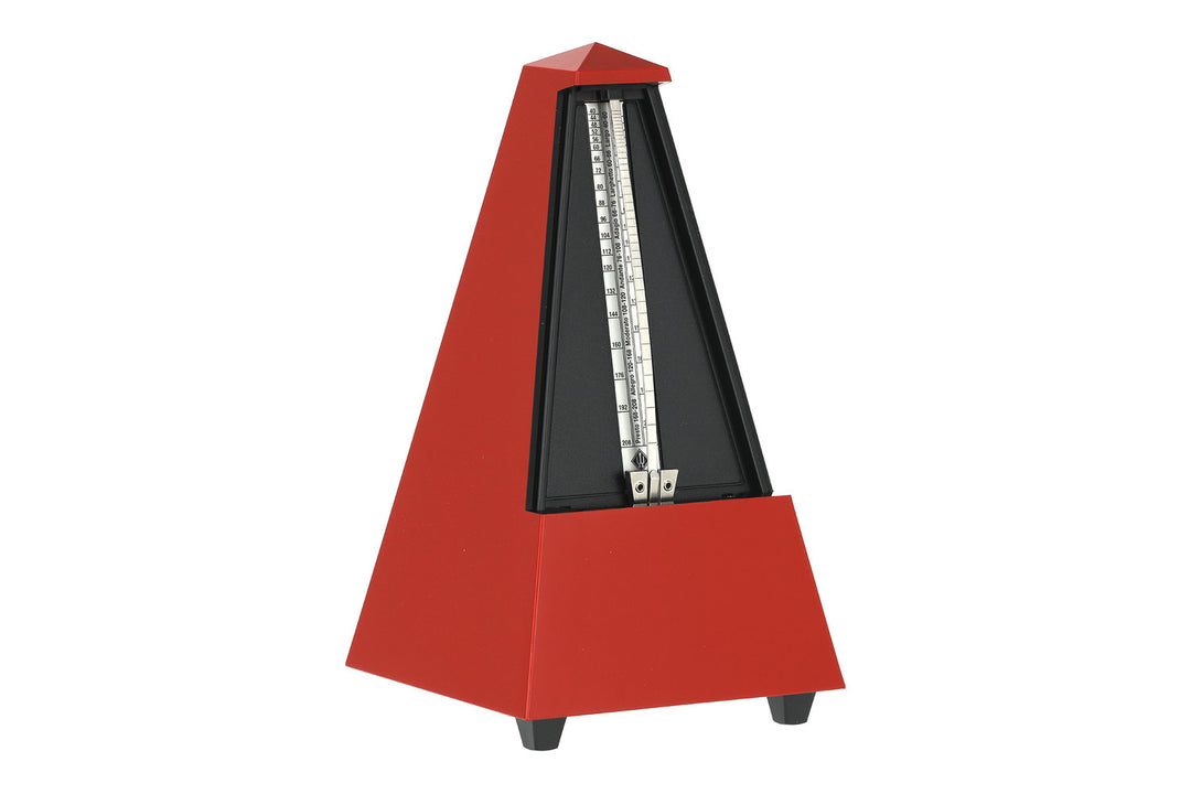 Wittner metronom pyramidform - mörkröd matt 845201