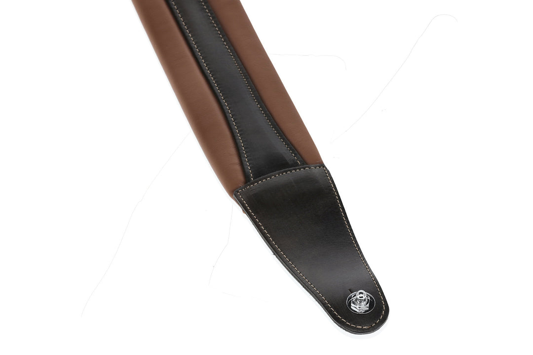 GEWA Gitarrer-remmar Prestige 85 vadderade Security Locks - brun/svart