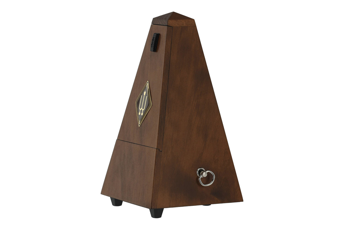 Wittner metronom i pyramidform - Nötbrun matt 803M
