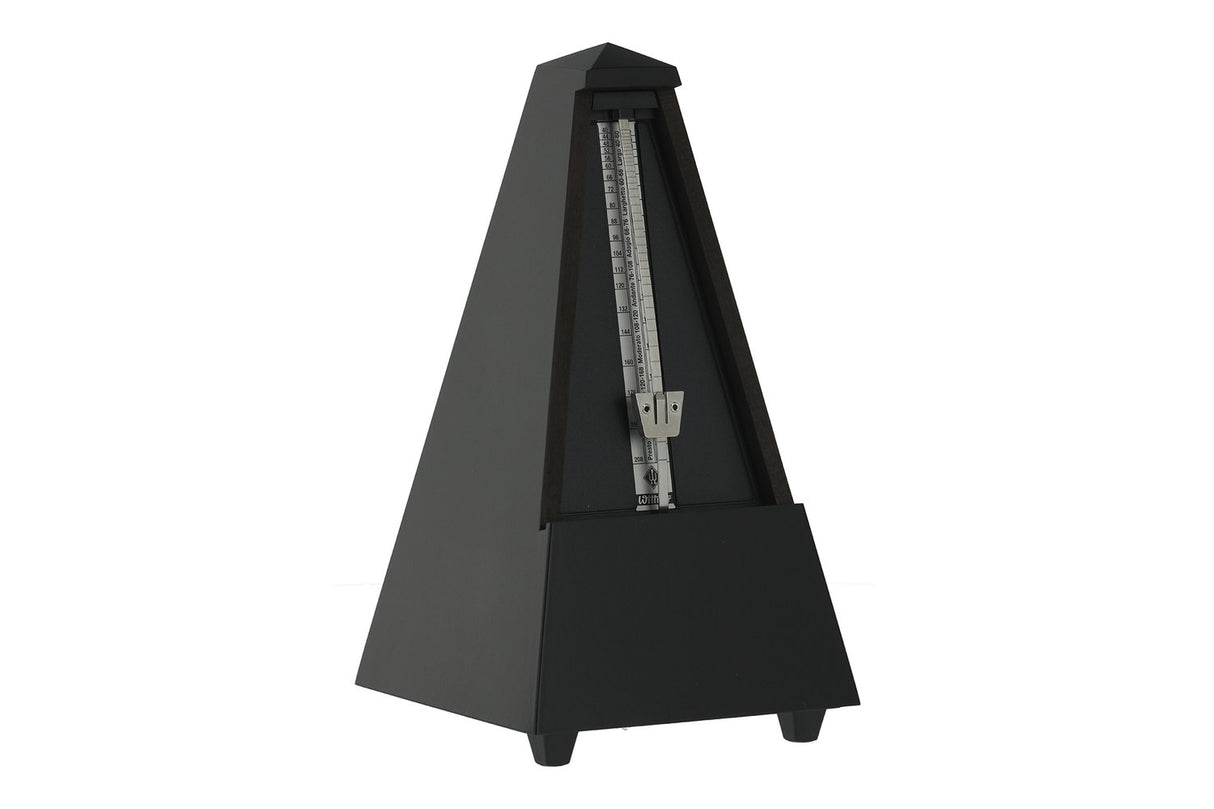 Wittner metronom i pyramidform - Svart matt 806M
