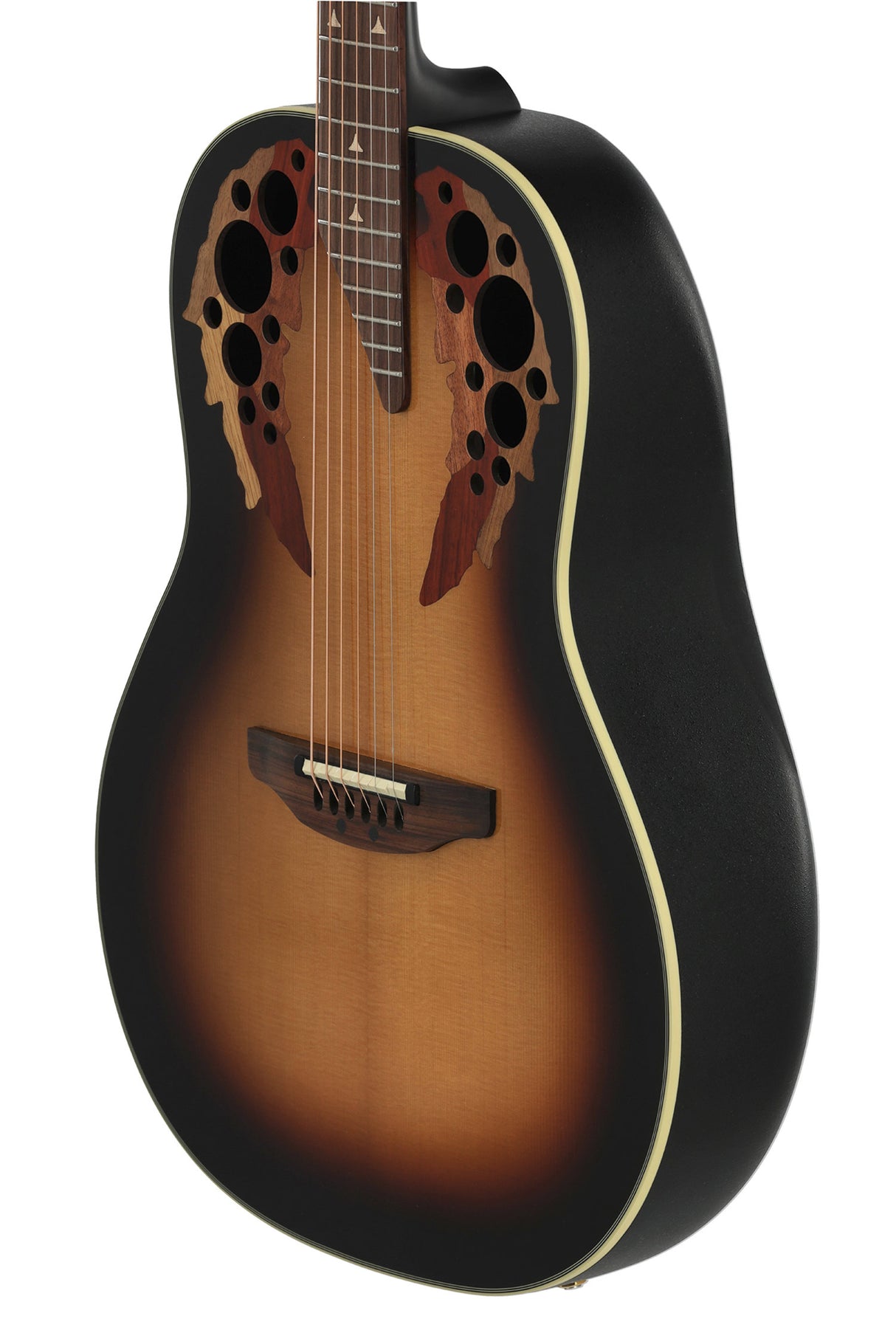 Ovation E-akustisk Gitarrer Pro Series Elite Deep Bowl Non-Cutaway - Sunburst (1718-1-G)