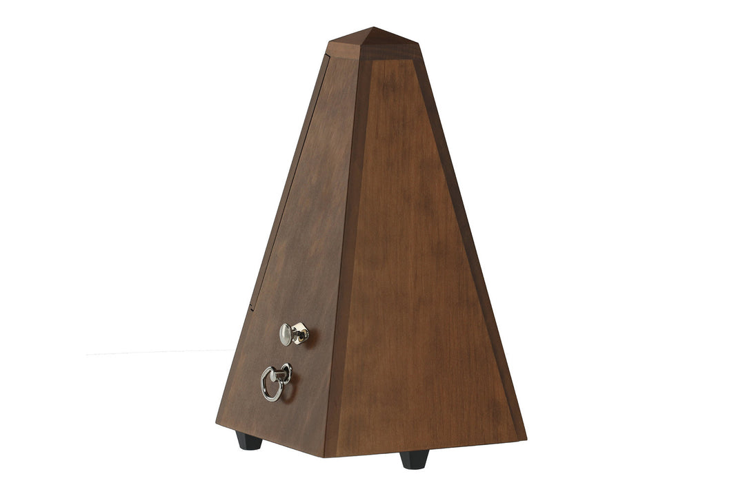 Wittner metronom i pyramidform - valnöt brun matt 813M