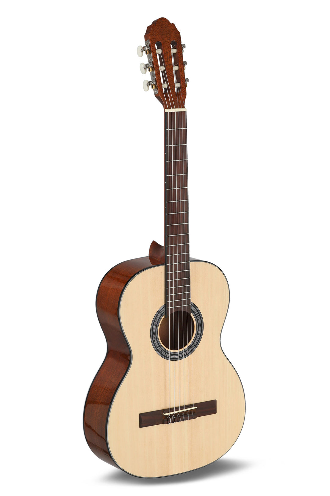 GEWA klassisk gitarr Student Natural - 7/8-storlek natur