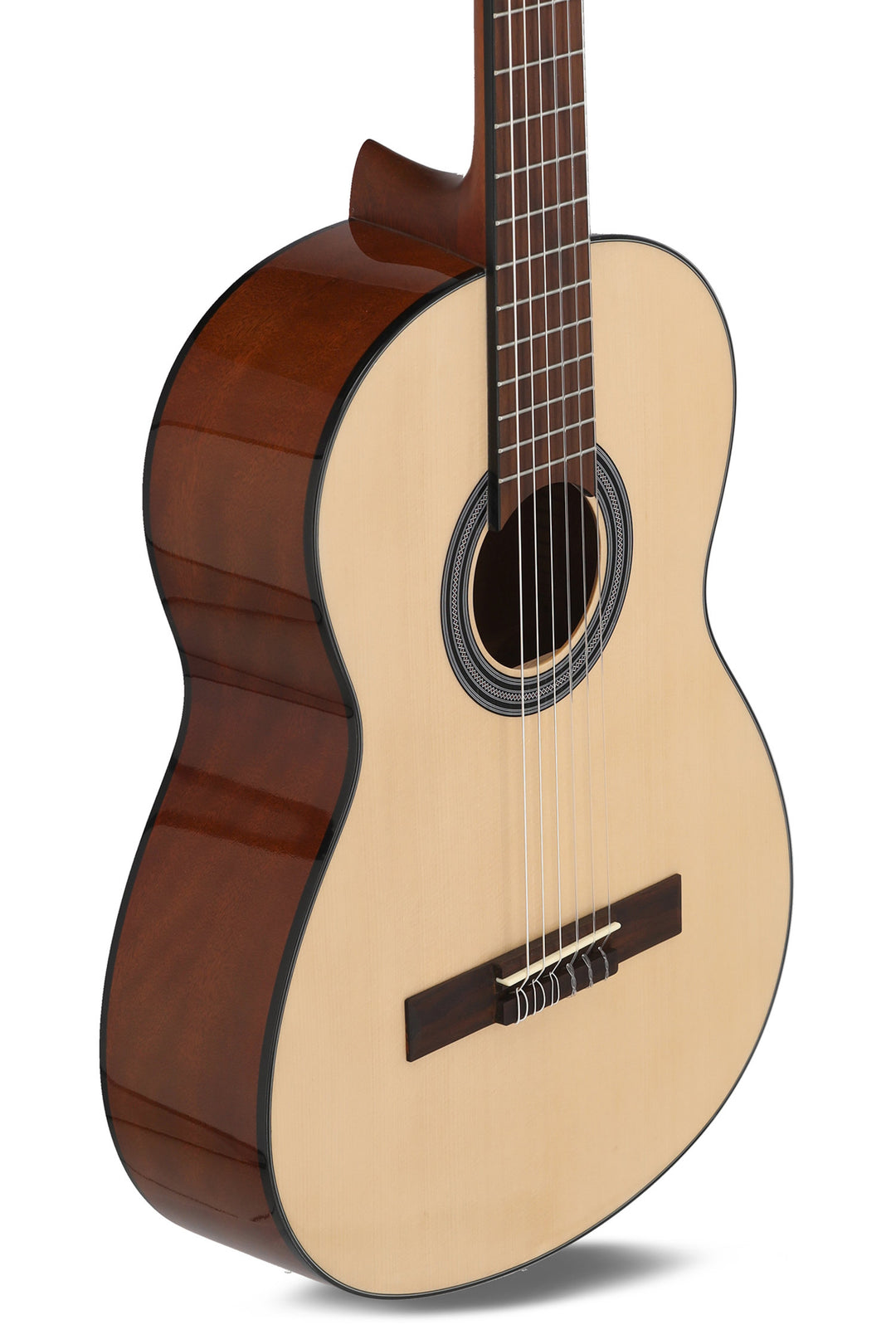 GEWA klassisk gitarr Student Natural - 4/4-storlek natur