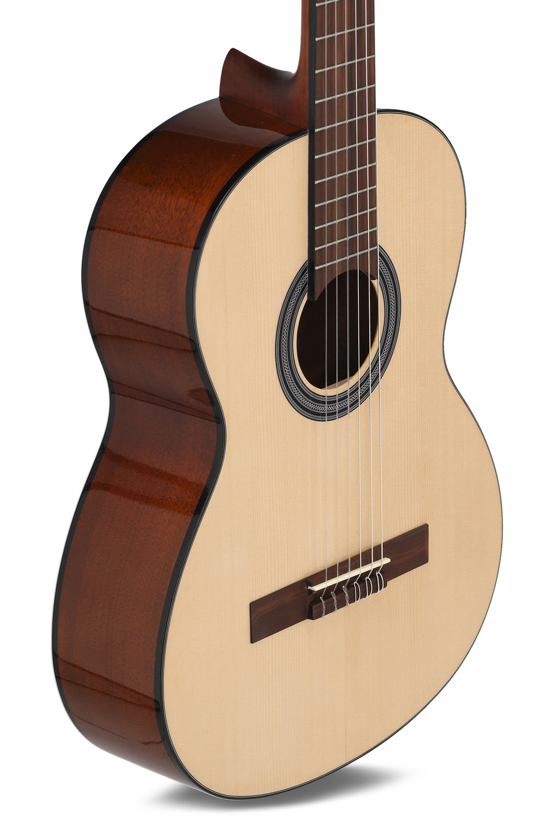 GEWA klassisk gitarr Student Lefthand - 4/4-storlek för vänsterhänta