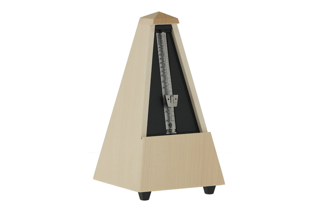 Wittner metronom i pyramidform - Naturlönn, matt 817A