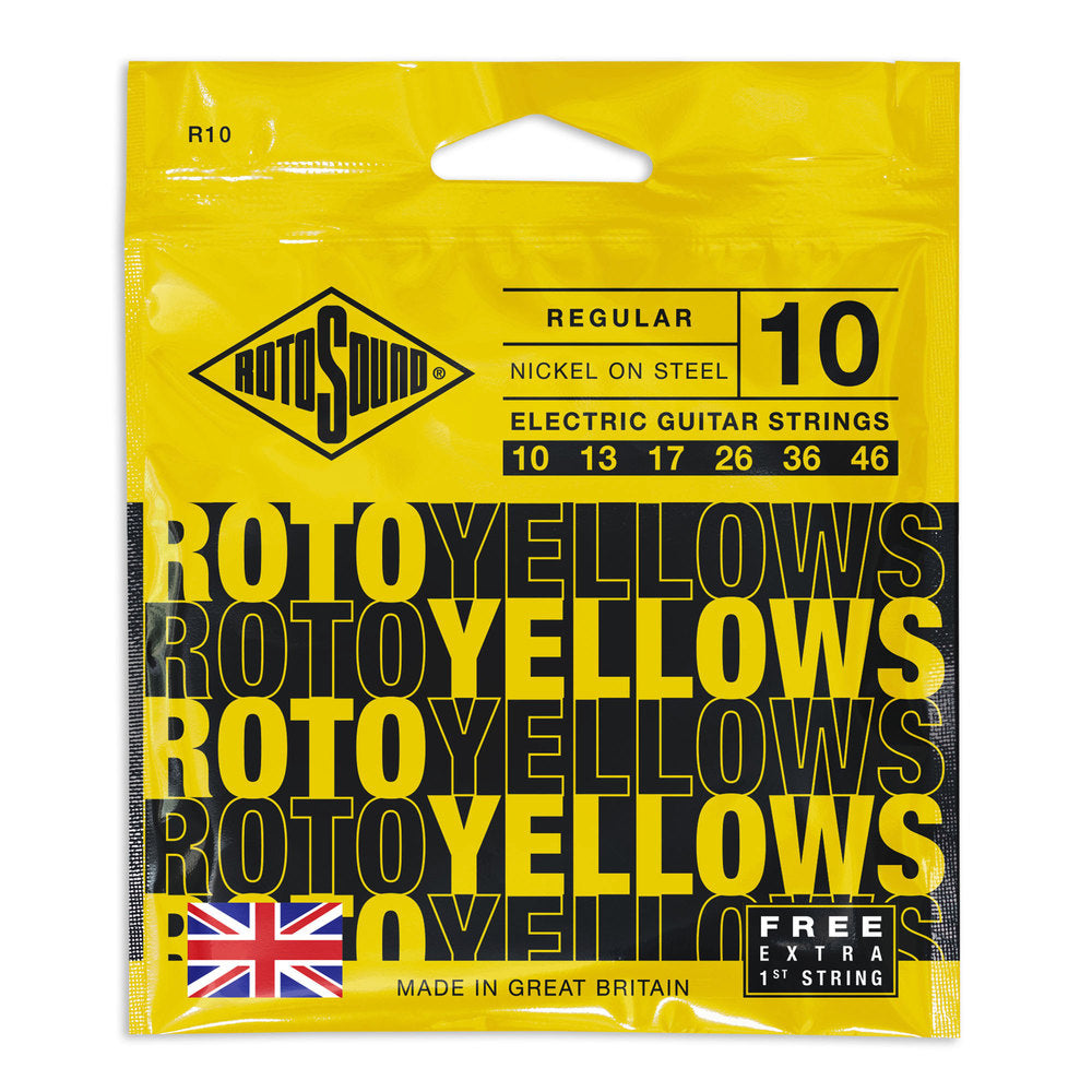 Rotosound Roto Yellows R10 elgitarrsträngar 10-46
