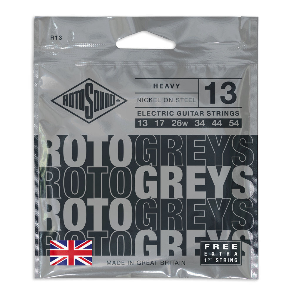Rotosound Roto Greys R13 elgitarrsträngar 13-54