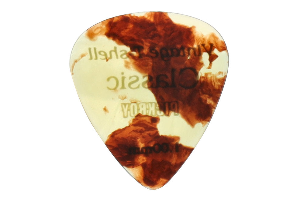 Pick Boy Vintage Classic T-Shell plektrum, kort, 1,00 mm, 8 st.