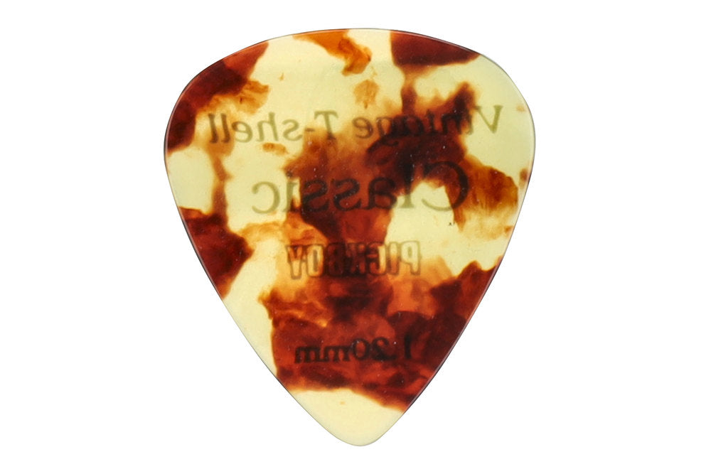 Pick Boy Vintage Classic T-Shell plektrum, kort, 1,20 mm, 8 st.