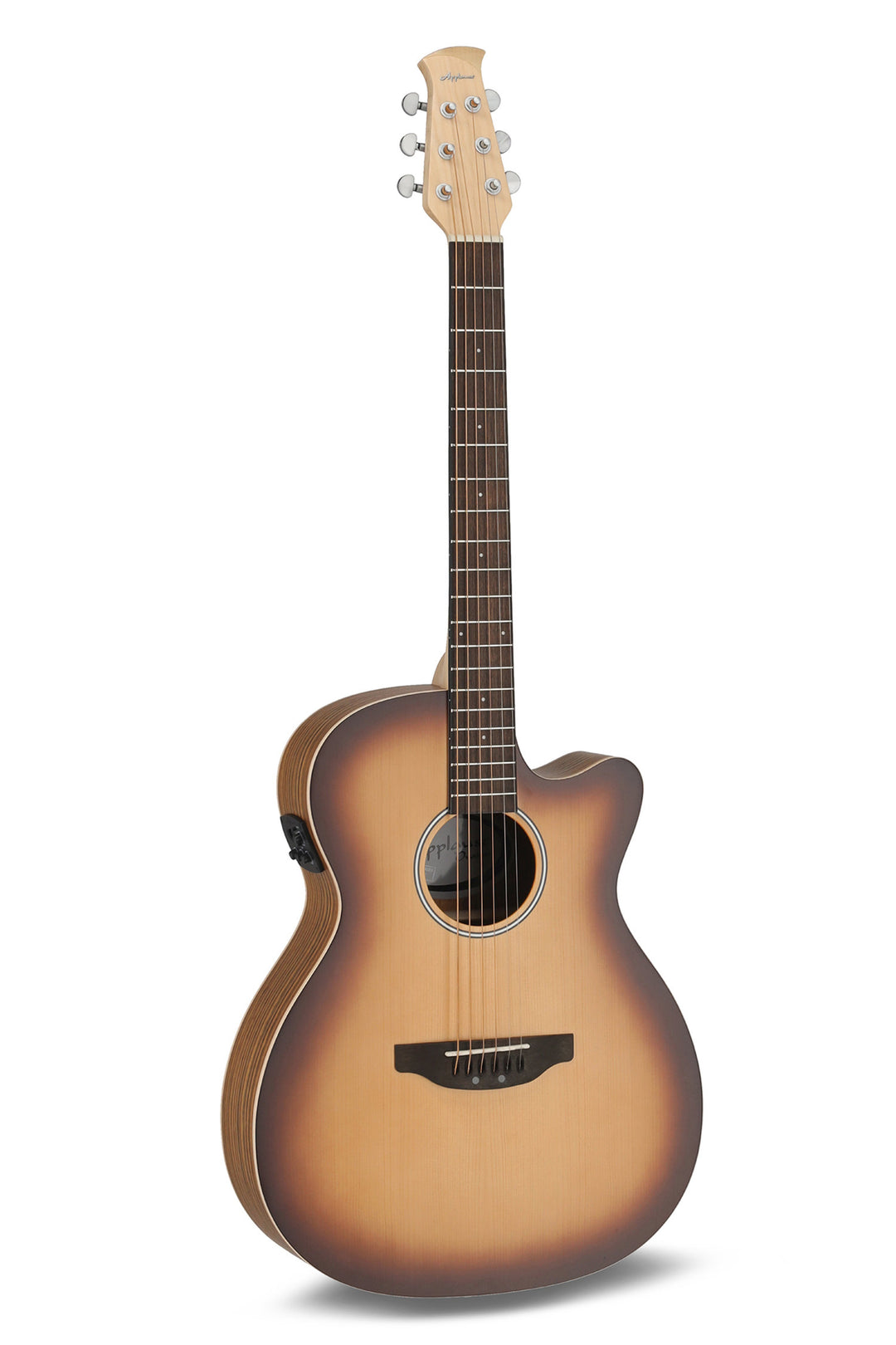 Applause E-akustisk Gitarrer Jump OM Electro Cut - Peach Burst (AEO-69-PB)