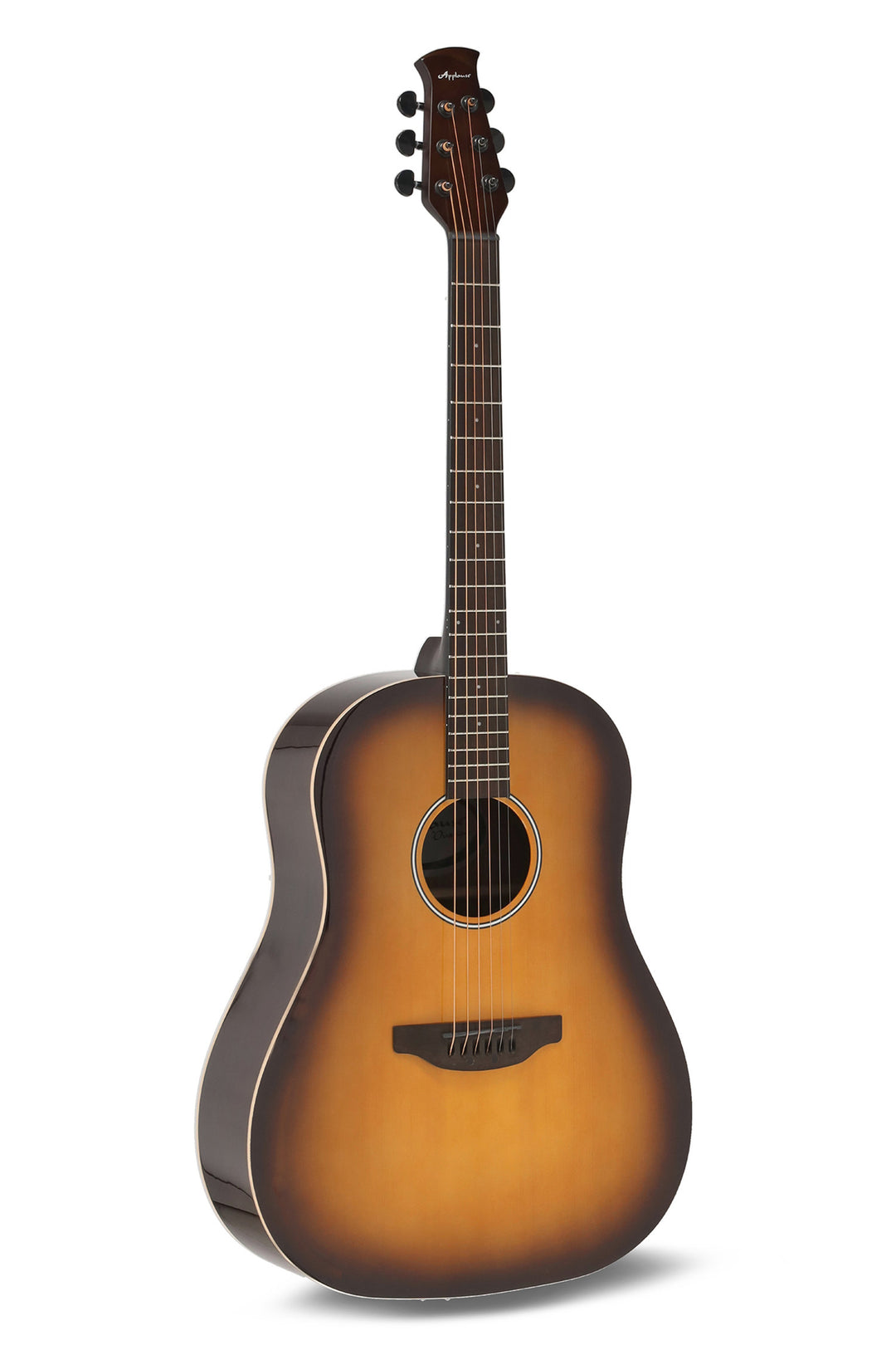 Applause akustiska Gitarrer Jump Slope Shoulder D Gloss - Tobacco Burst (AAS-69-TB)