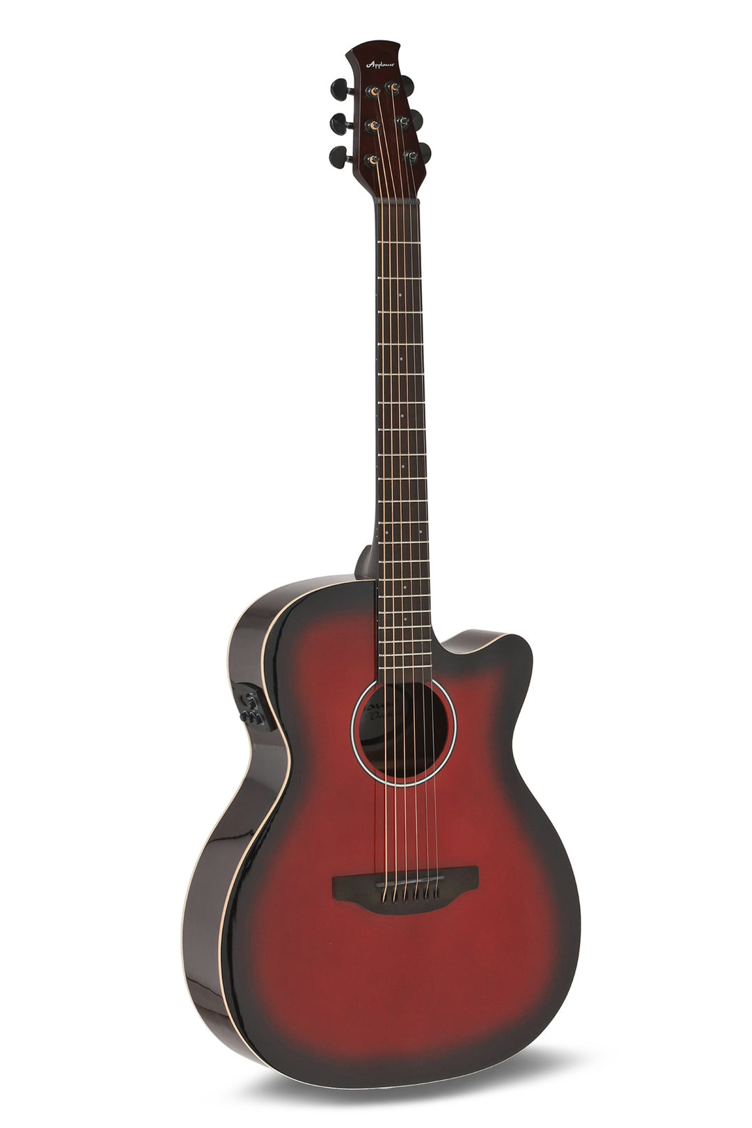 Applause E-akustisk Gitarrer Jump OM Electro Cut Gloss - Cherry Burst (AEO-69-CB)