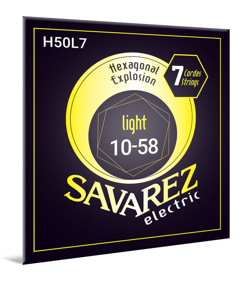 Savarez H50L7 Hexagonal Explosion, light .010 till .058, 7 strängar