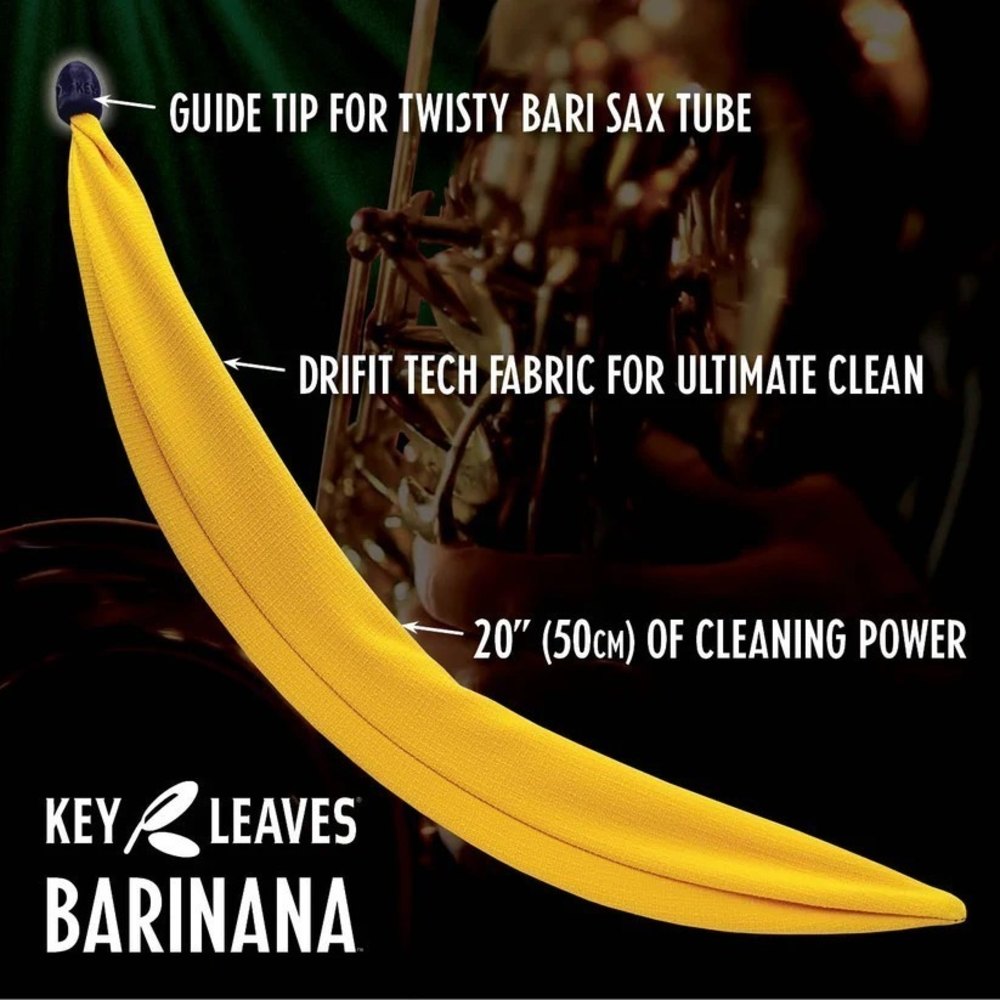Key Leaves Barinana visp för barytonsaxofon, 50 cm