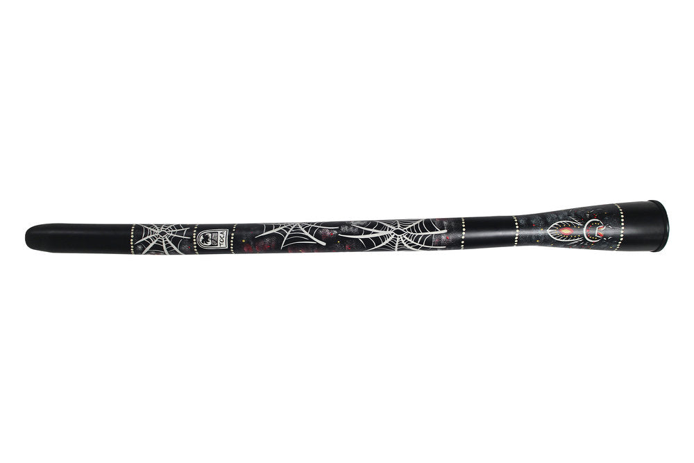 Toca Curved didgeridoo DIDG-CS, böjd, motiv Spider, 50"
